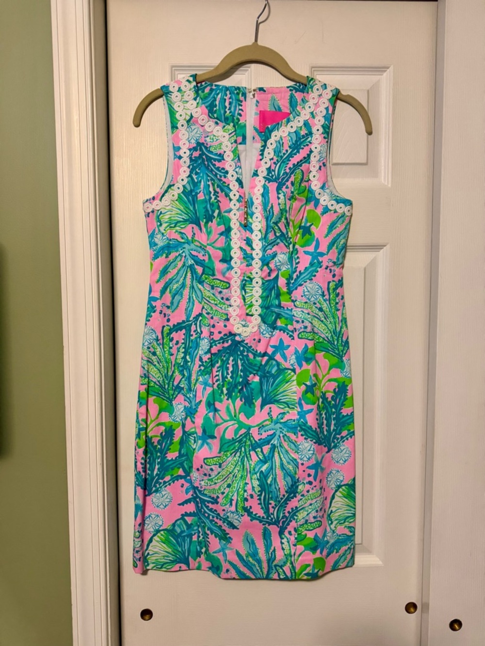 Lilly Pulitzer vibrant colored dress